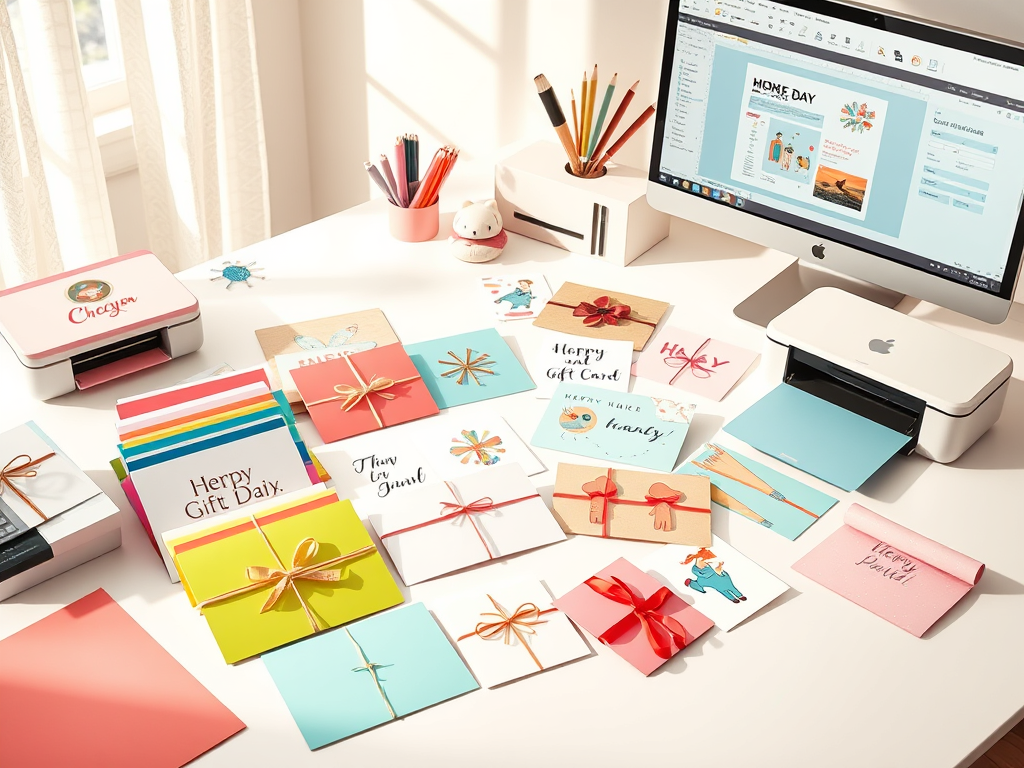 how to make your own gift card